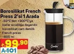 Borosilikat French Press