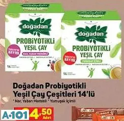 Doğadan Probiyotikli Yeşil Çay Çeşitleri 14'Lü