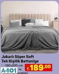 Jakarlı Süper Soft Battaniye