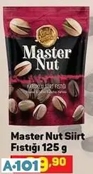 master nut siirt fıstığı 125g master nut siirt fıstığı 125g