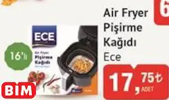 Ece Air Fryer Pişirme Kağıdı