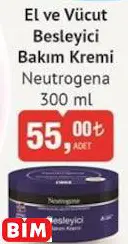 Neutrogena El ve Vücut Besleyici Bakım Kremi