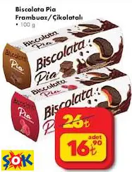 Biscolata Pia Frambuaz/Çikolatalı