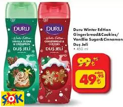 Duru Winter Edition Gingerbread&Cookies/ Vanillia Sugar&Cinnamon Duş Jeli 450 ml