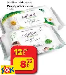 Softline Islak Havlu Papatya/Aloe Vera • 56’lı