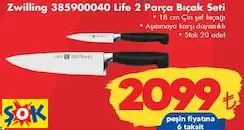 Zwilling 385900040 Life 2 Parça Bıçak Seti