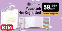 Articolo Yapışkanlı Not Kağıdı Seti