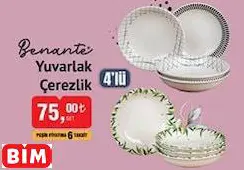Benante Yuvarlak Çerezlik Benante Yuvarlak Çerezlik