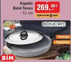 Bonera Kapaklı Balık Tavası