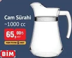 Glass in Love Cam Sürahi Glass in Love Cam Sürahi