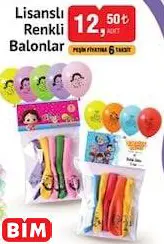 Lisanslı Renkli Balonlar