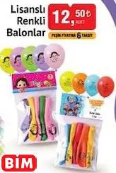 Lisanslı Renkli Balonlar Lisanslı Renkli Balonlar
