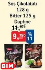 Daphne Sos Çikolatalı 128 g Bitter 125 g