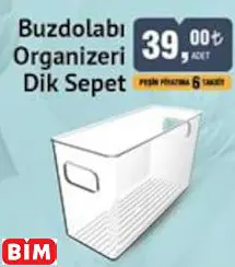 Buzdolabı Organizeri Dik Sepet