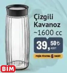 Çizgili Kavanoz ~1600 cc