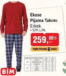 Ekose Pijama Takımı Erkek Ekose Pijama Takımı Erkek