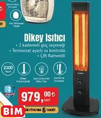 Kumtel Dikey Isıtıcı Kumtel Dikey Isıtıcı
