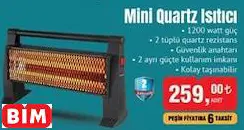 Kumtel Mini Quartz Isıtıcı