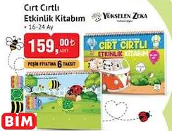 Yükselen Zeka Cırt Cırtlı Etkinlik Kitabım