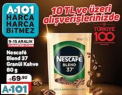 Nescafe Blend 37 Granül Kahve 80Gr