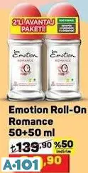 Emotion Roll On Romance Deodorant 50+ 50 Ml