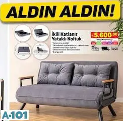 İkili Katlanır Yataklı Koltuk