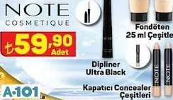 Note Cosmetique Kapatıcı Concealer Çeşitleri