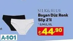 silk&blue düz renk slip külot 2'li silk&blue düz renk slip külot 2'li