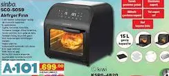 Sinbo Airfryer SCO 5059 Sinbo Airfryer SCO 5059