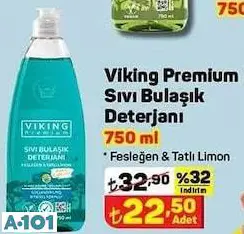 viking premium sıvı bulaşık deterjanı 750ml