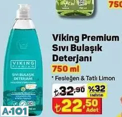 Viking Premium Sıvı Bulaşık Deterjanı 750Ml