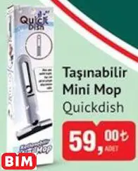 Quickdish Taşınabilir Mini Mop