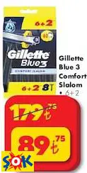 Gillette Blue 3 Comfort Slalom 6+2 Gillette Blue 3 Comfort Slalom 6+2