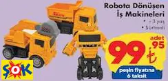 gokidy Robota Dönüşen İş Makineleri oyuncak gokidy Robota Dönüşen İş Makineleri oyuncak