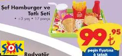 gokidy Şef Hamburger ve Tatlı Seti oyuncak gokidy Şef Hamburger ve Tatlı Seti oyuncak
