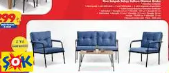 moda life Riva Sehpalı Bahçe Balkon Oturma Grubu moda life Riva Sehpalı Bahçe Balkon Oturma Grubu