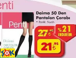 Penti Daima 50 Den Pantalon Çorabı