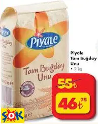 Piyale Tam Buğday Unu • 2 Kg