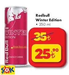 Redbull Winter Edition Enerji İçeceği 250 Ml