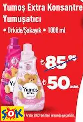 Yumoş Extra Konsantre Yumuşatıcı • Orkide/Şakayık • 1008 ml Yumoş Extra Konsantre Yumuşatıcı • Orkide/Şakayık • 1008 ml