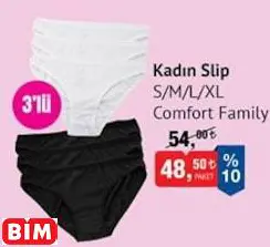 Comfort Family Kadın Slip Külot S/M/L/XL