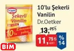 Dr.Oetker 10’Lu Şekerli Vanilin