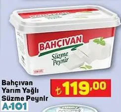 Bahçıvan Yarım Yağlı Süzme Peynir