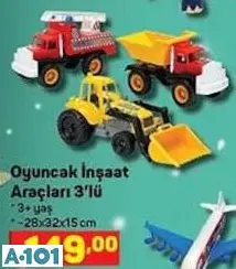 Oyuncak İnşaat Araçları