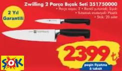 Zwilling 2 Parça Bıçak Seti 351750000
