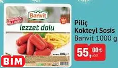 Banvit Piliç Kokteyl Sosis Banvit Piliç Kokteyl Sosis