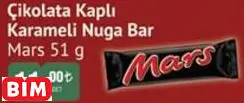 Mars Çikolata Kaplı Karameli Nuga Bar Mars Çikolata Kaplı Karameli Nuga Bar