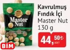 Master Nut Kavrulmuş Fındık İçi