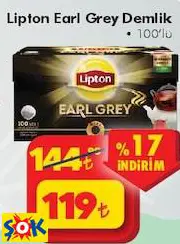 Lipton Earl Grey Demlik • 100’Lü