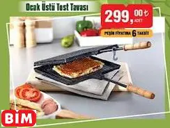Bonera Ocak Üstü Tost Tavası Bonera Ocak Üstü Tost Tavası